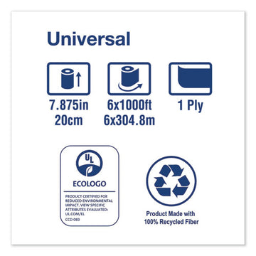 Tork® Hardwound Roll Towel, 7.88" X 1000 Ft, White, 6 Rolls-carton freeshipping - TVN Wholesale